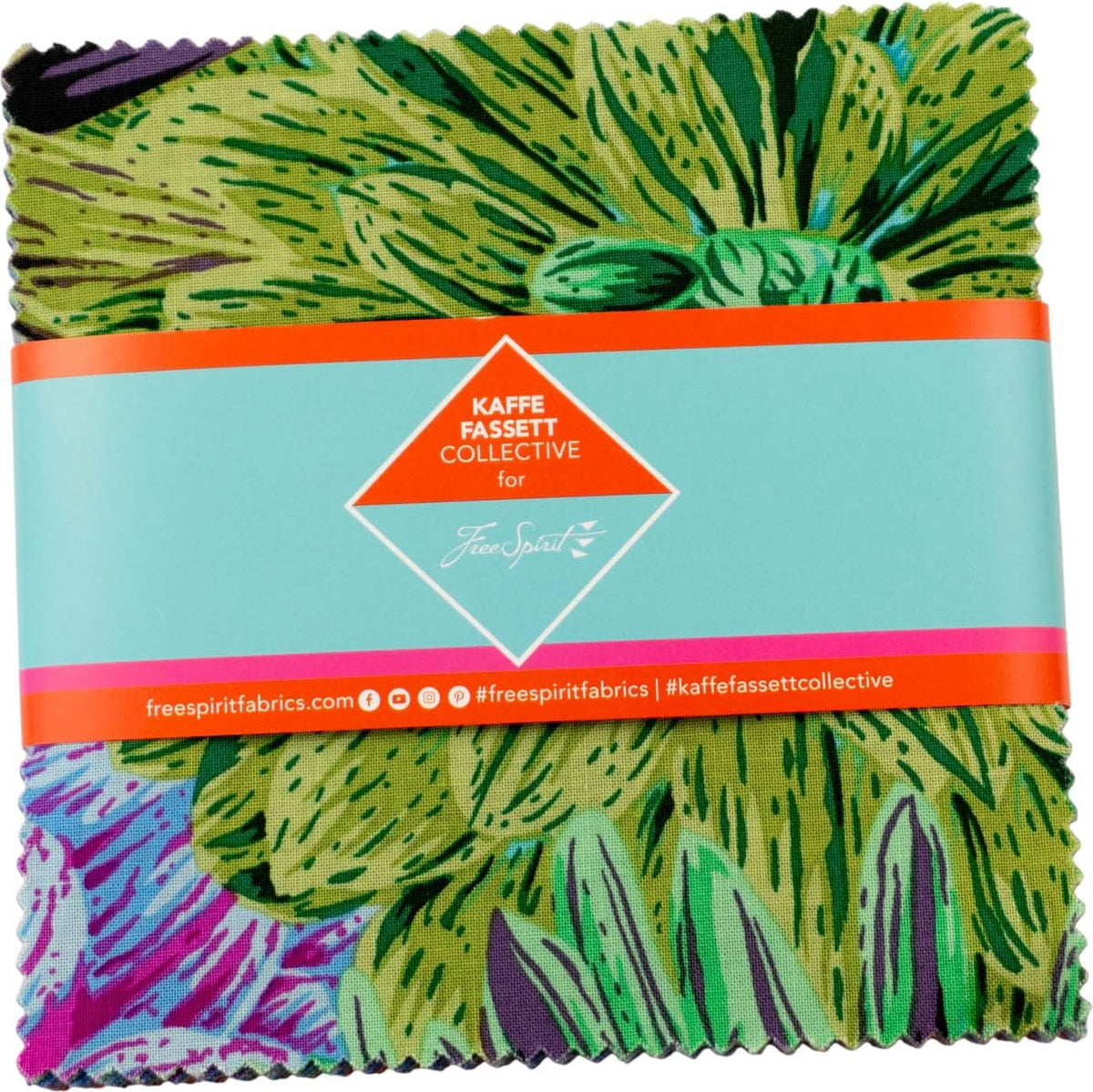 Kaffe Fassett Collective August 2026 Jewel Charm Pack 42 5-inch