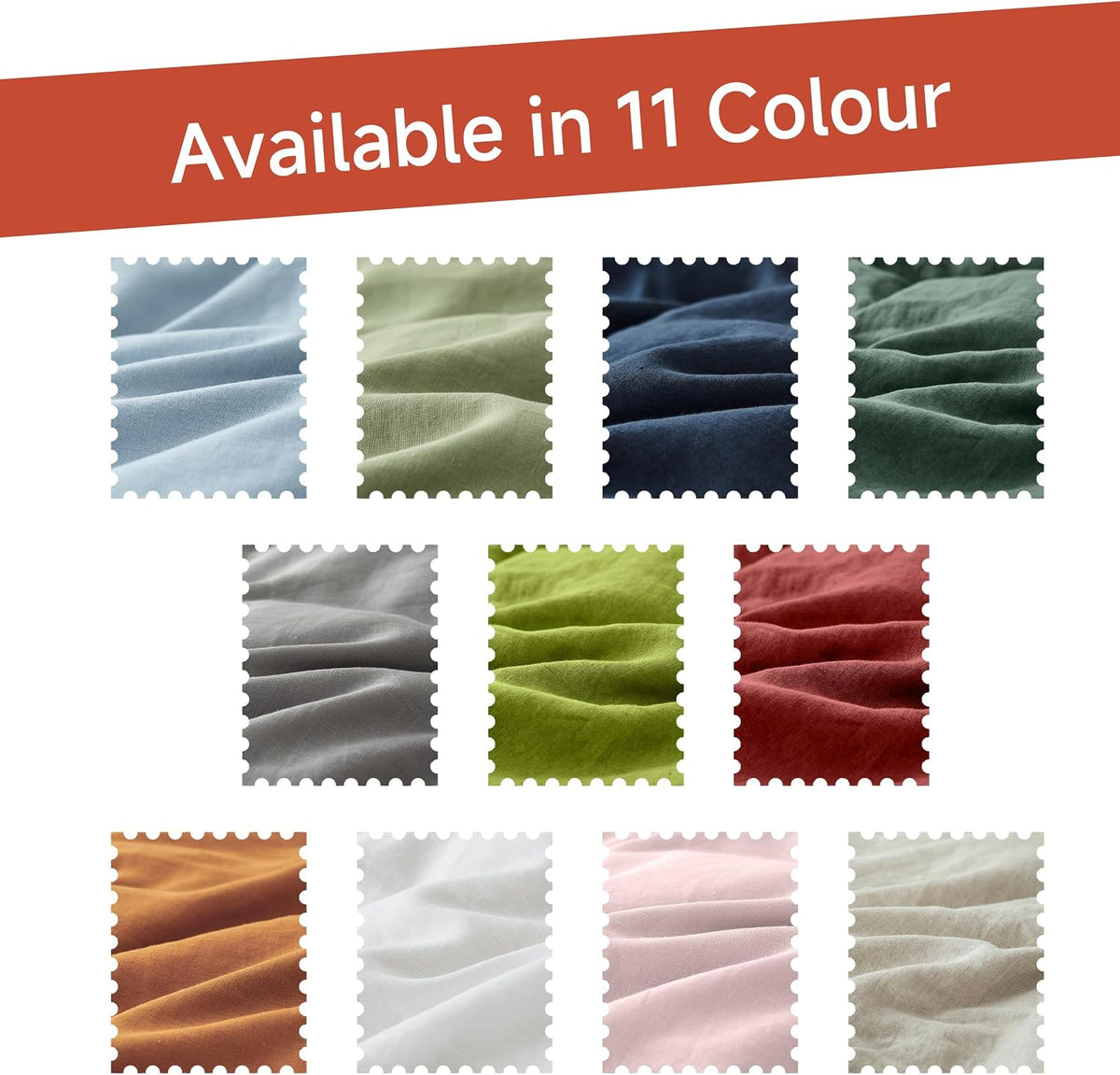 Simple&Opulence 100% Nature Pure Linen Fabric 78 Inch by The Yard