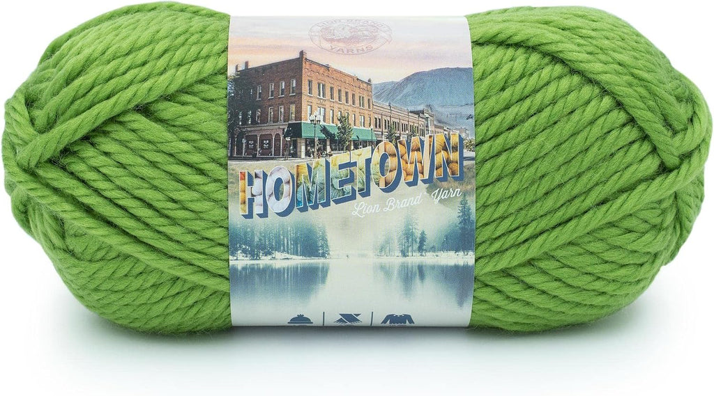 Lion Brand Yarn Hometown Yarn, Super-Bulky Yarn for Knitting