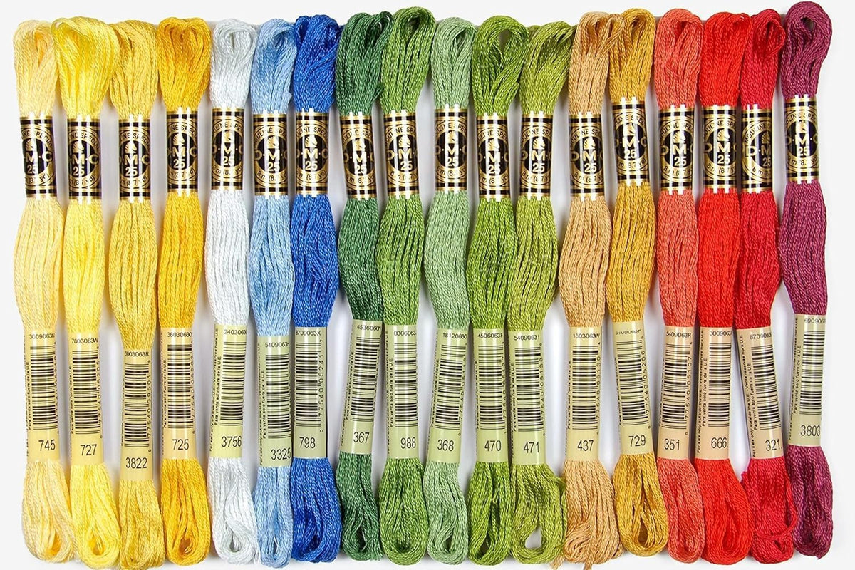 DMC 117F25HDC Embroidery Floss Pack 8.7yd, Home Decor 36/Pkg