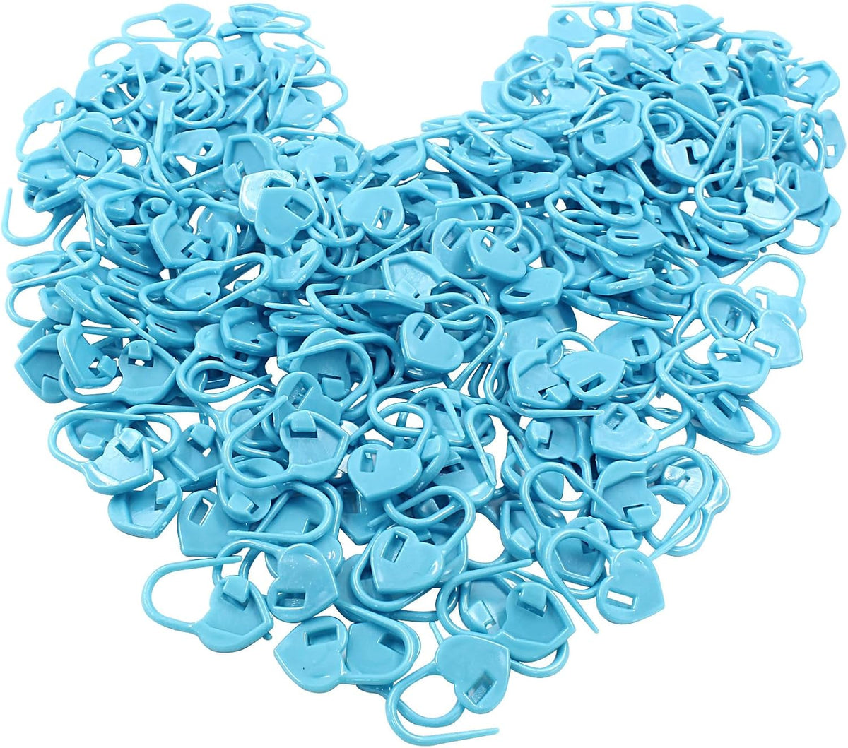 Litoexpe 200 Pcs Blue Knitting Stitch Markers
