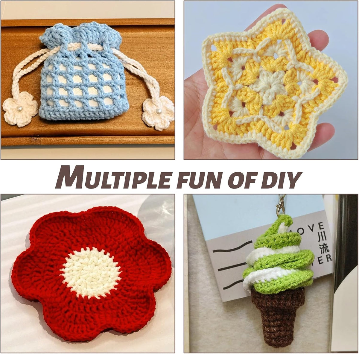 Fluffy Chenille Yarn for Crocheting - Baby Yarn for Crocheting Soft
