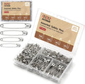 XKDOUS 380 Pack Safety Pins Assorted Sizes, Heavy Duty Pins for