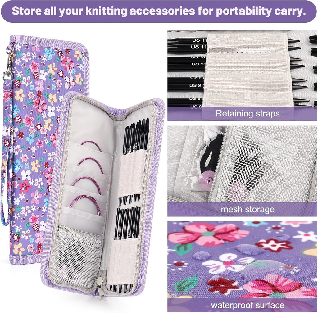 Katech Interchangeable Knitting Needles Set- 9 PRS Circular Knitting