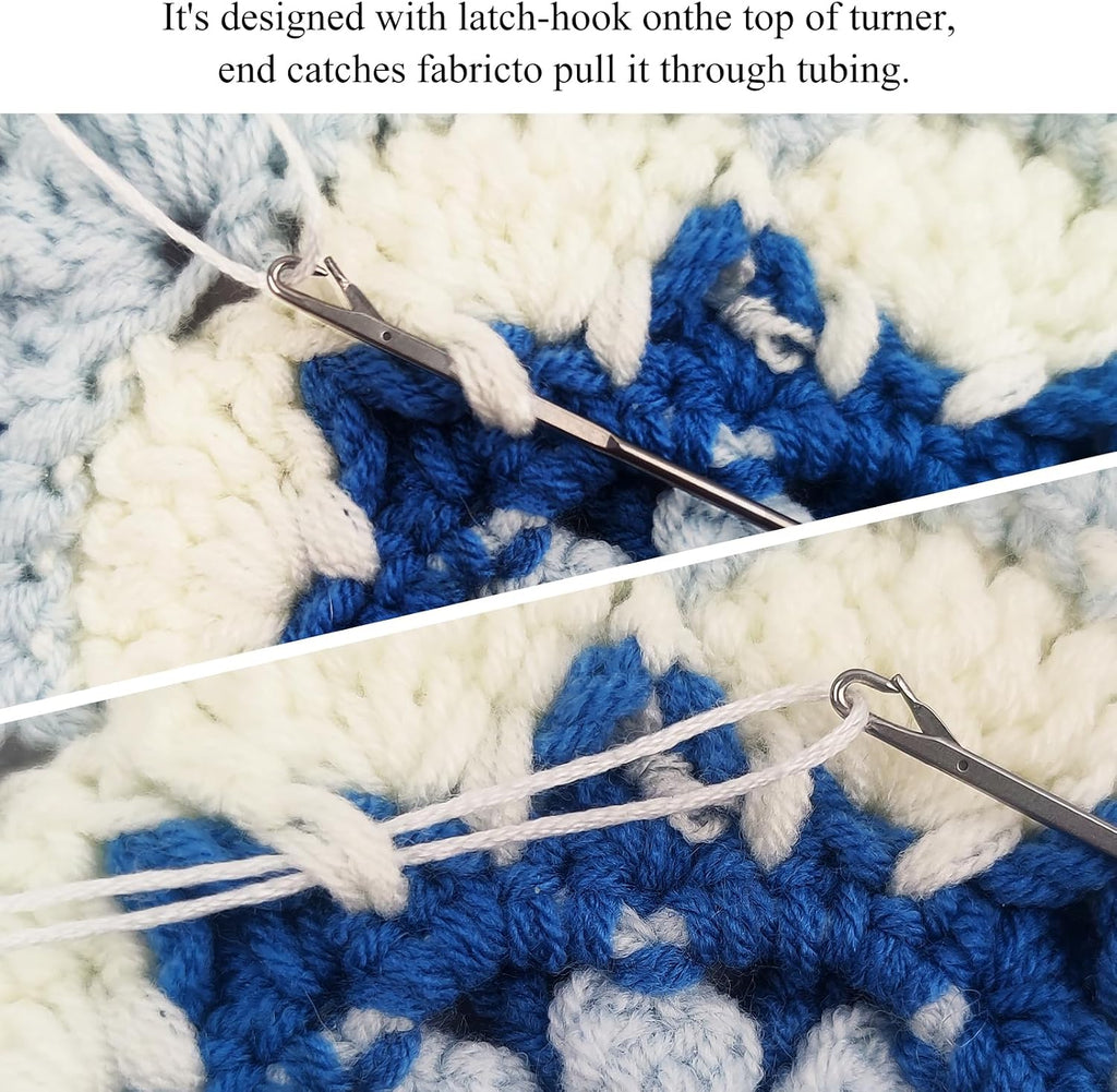 4 Pcs Point Loop Turner Sewing Tool, Tongue Crochet Tool Latch Hook