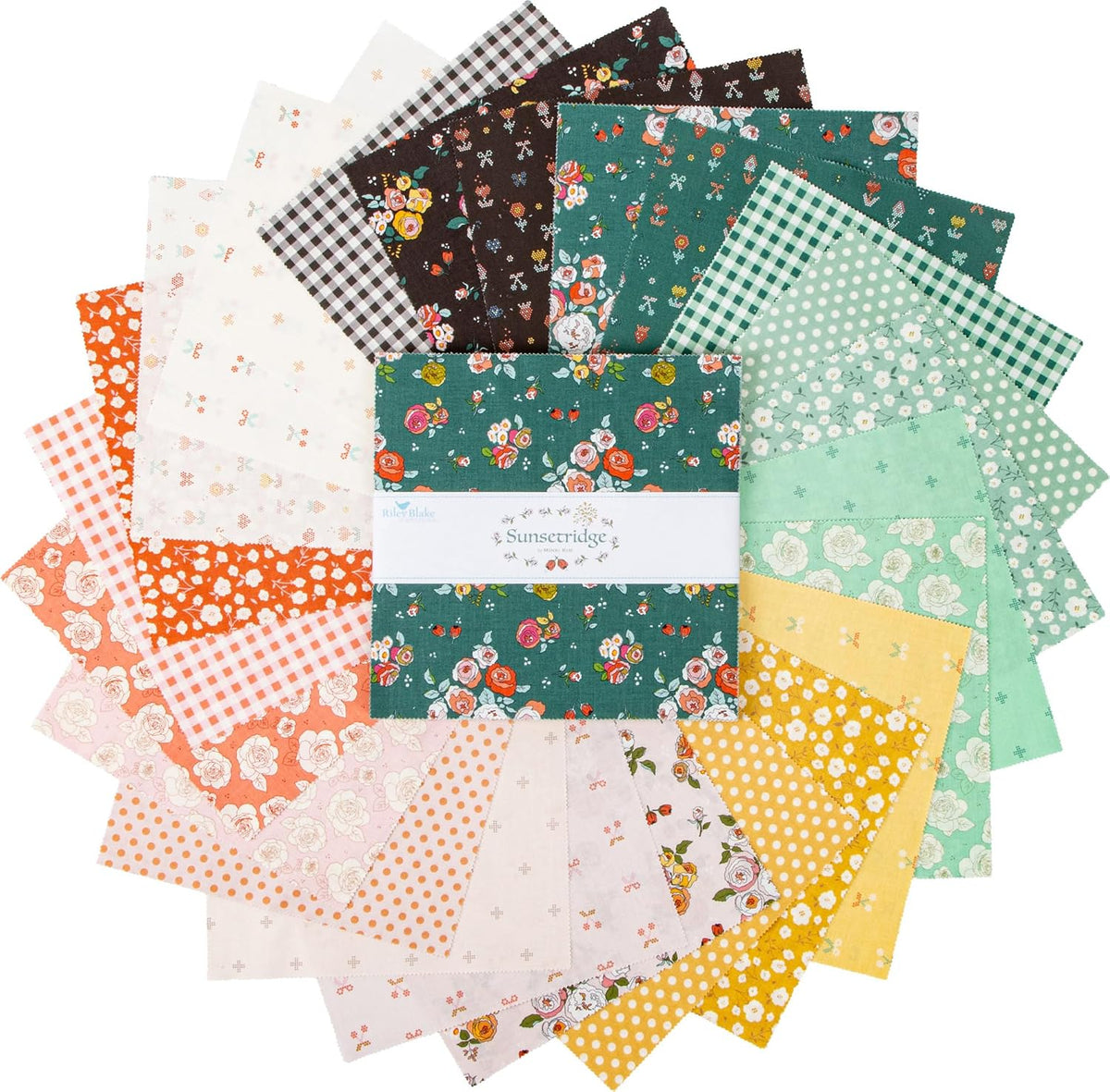 Minki Kim Sunsetridge 10" Stacker 42 10-inch Squares Layer Cake Riley