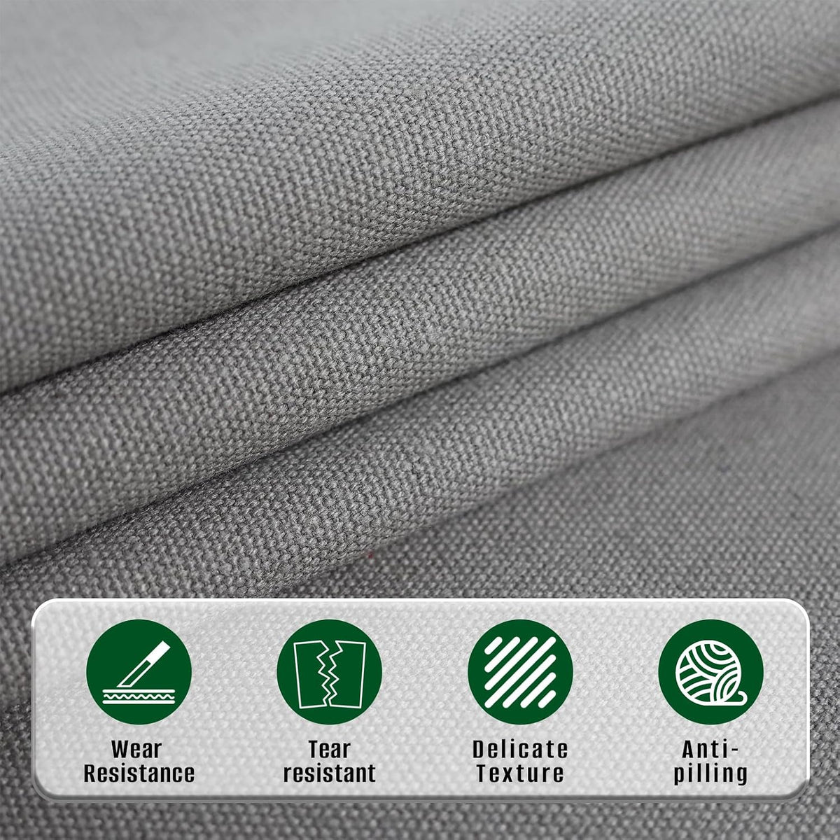 10oz Heavy Duty Cotton Canvas Fabric 60" x 40", Thick Cotton Duck