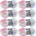 Chunky Chenille Yarn for Hand Knitting 8 Jumbo Pack Jumbo Chunky Yarn