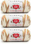 Red Heart All in One Flower Power Crochet Yarn, Dried Bouquet, 3-Pack