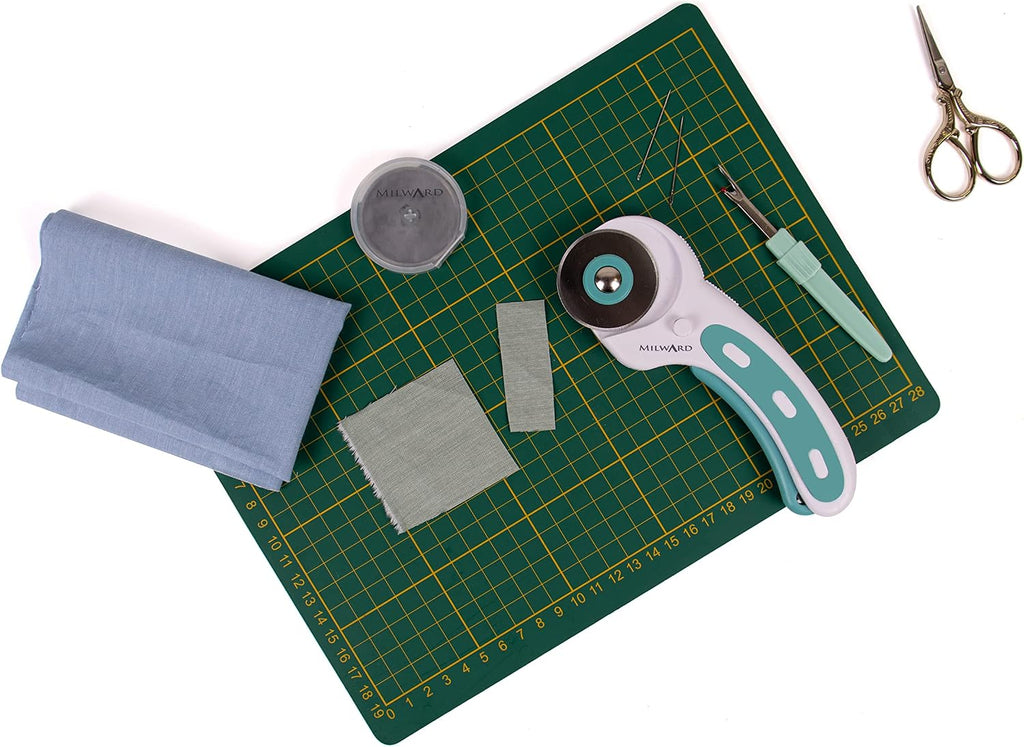 Milward 45 mm Rotary Cutter for Fabric - Fabric Cutter with 5