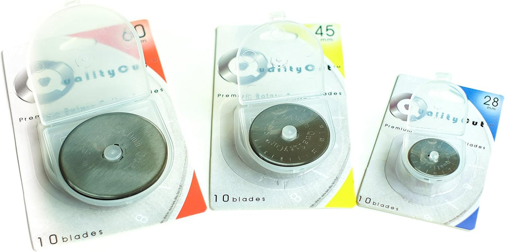 QualityCut ® 10x 45mm Rotary Cutter Refill Blades