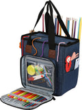Yarn Knitting Storage Tote-Large Capacity Crochet Organizer Portable