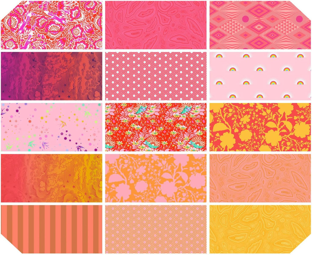 Saturday Stash: Fruity Fat Quarter Bundle (15 Pieces) by Tula Pink for