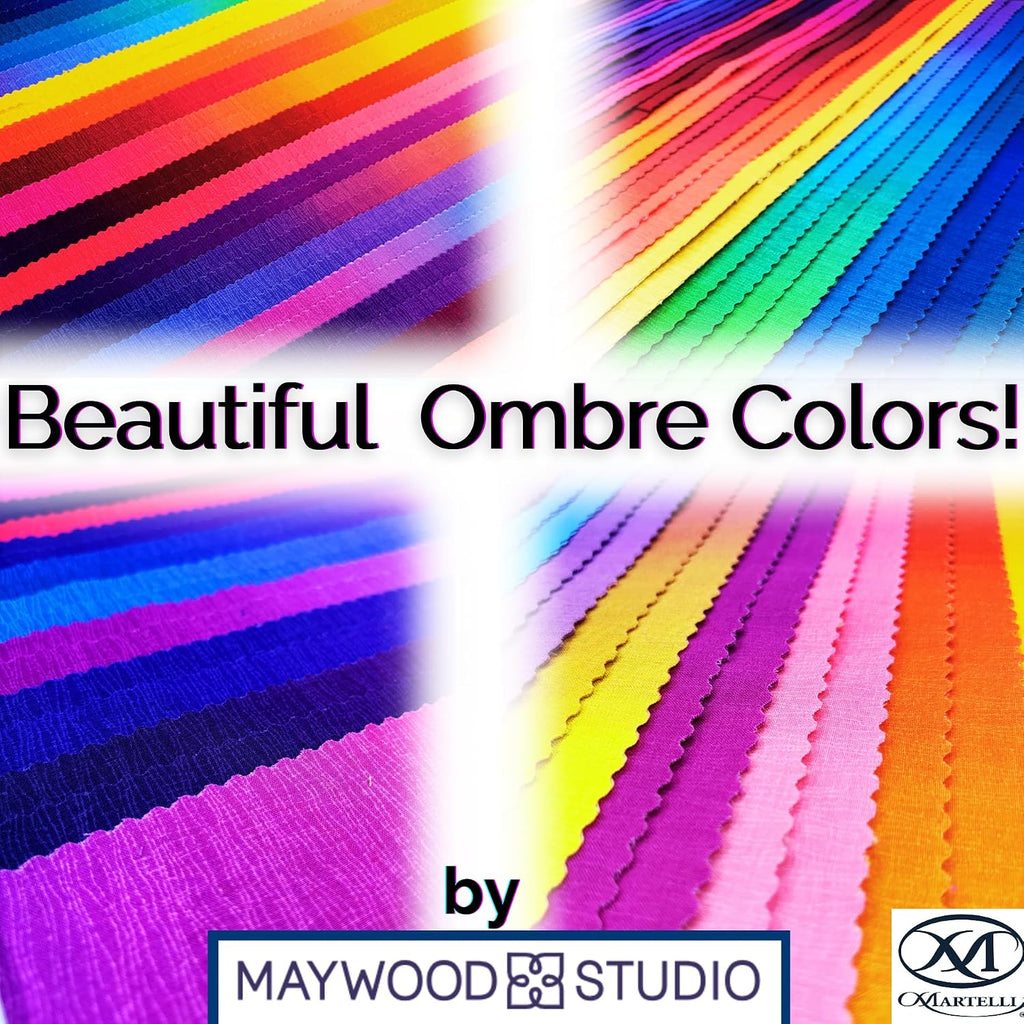 Maywood Studio Gelato Pairs Jelly Roll, 40 Strips, 2.5 Inch Ombre