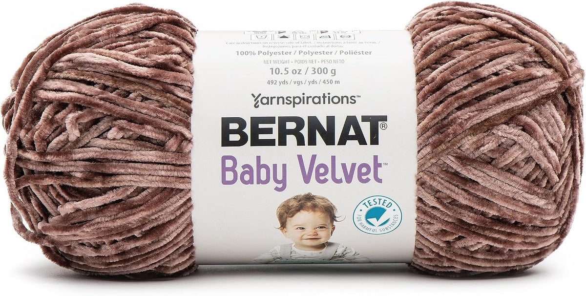 Bernat Baby Velvet Big Ball Yarn-Chocolate 164186-86062