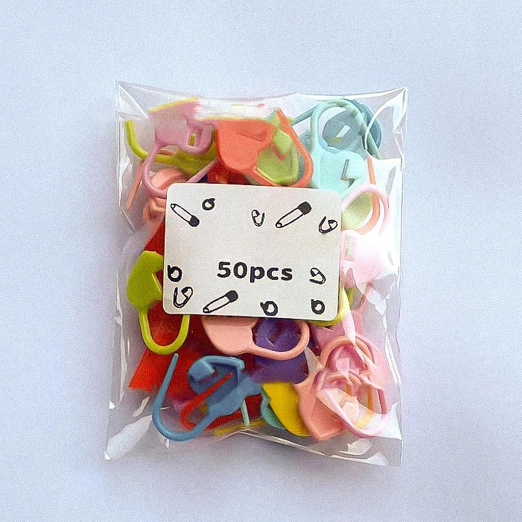 50PCS Colorful Knitting Markers Crochet Clips Crochet Pins Bulk Stitch