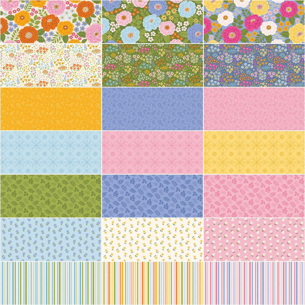 Little Darlin' Rolie Polie 40 2.5-inch Strips Jelly Roll Riley Blake