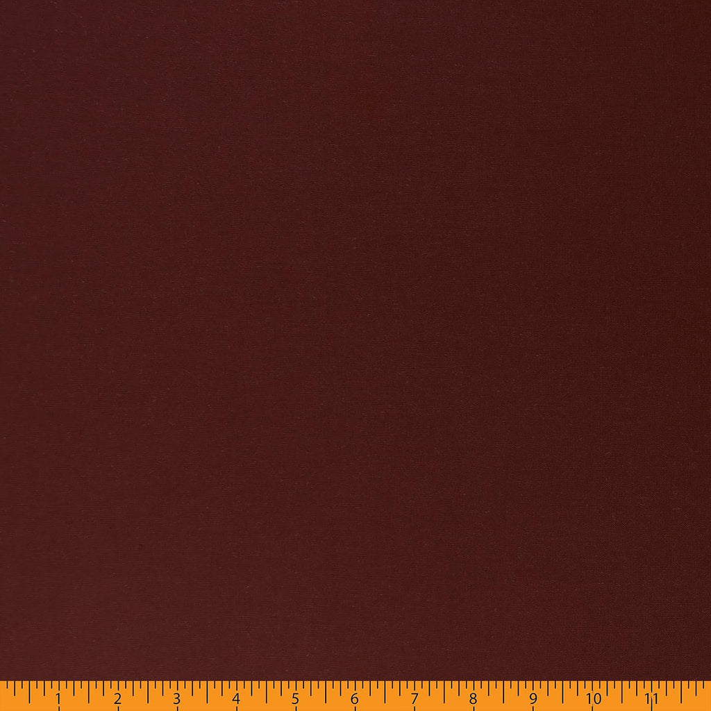 Mook Fabrics Delight Solid Cotton Fabric, Syrah Cut by The Yard