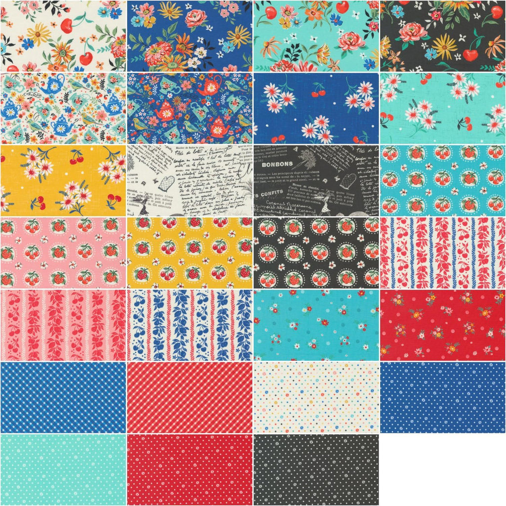 Julia Charm Pack By Crystal Manning 5-inch Precut Fabric Squares