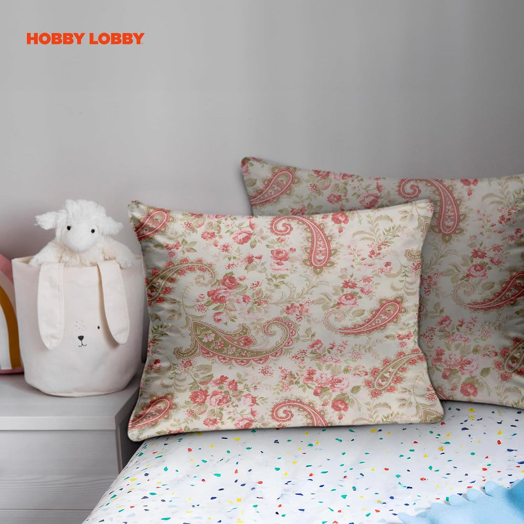 Hobby Lobby Rose Paisley Cotton Calico Fabric, 2 Yards