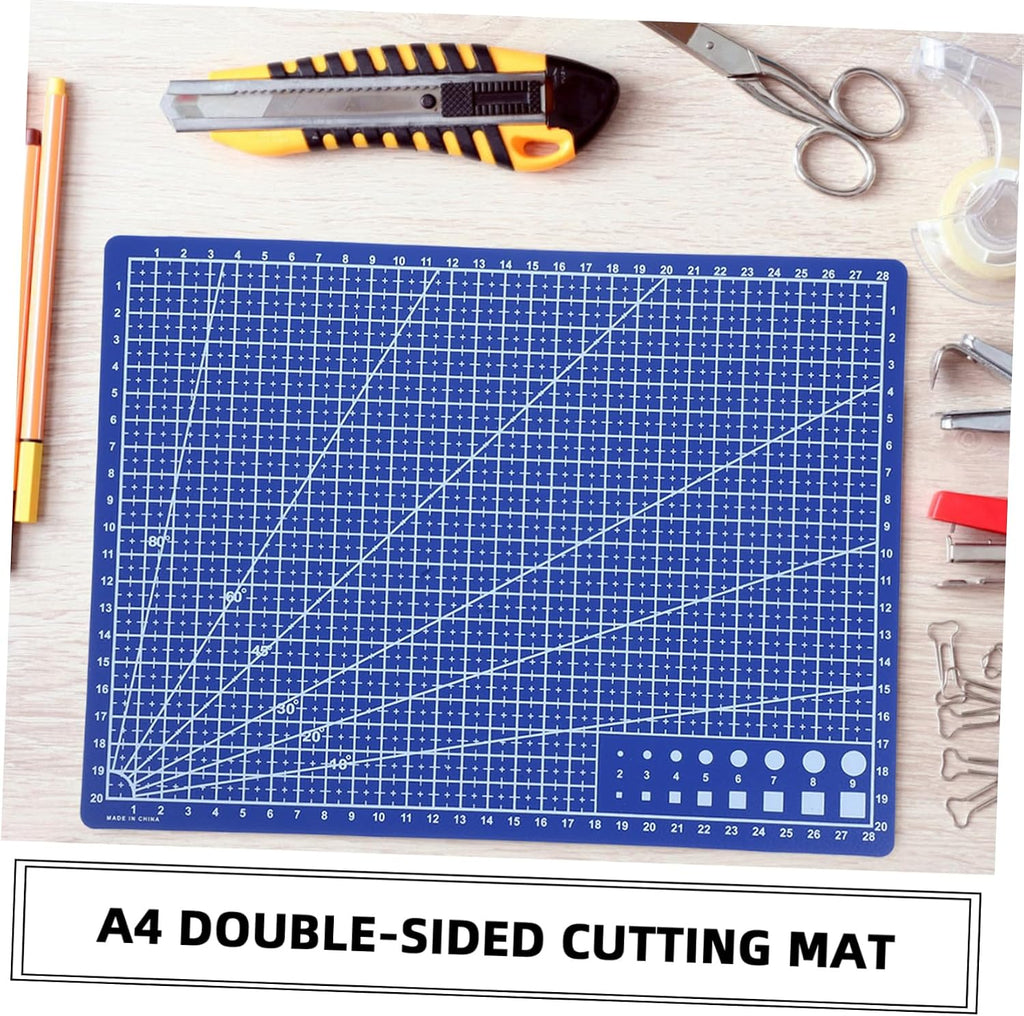 A4 Double Sided Self Healing Cutting Mat Board with Grid