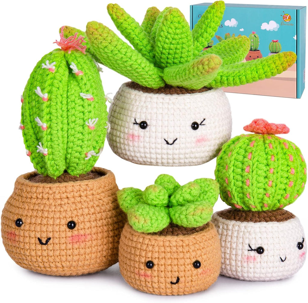 Crochet Kit for Beginners - Crochet Starter Kit with Step-by-Step