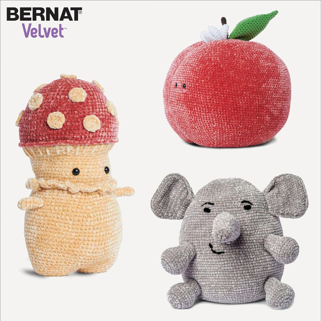 Bernat Velvet Soft Yarn for Crocheting, Soft Sunshine, 2-Pack
