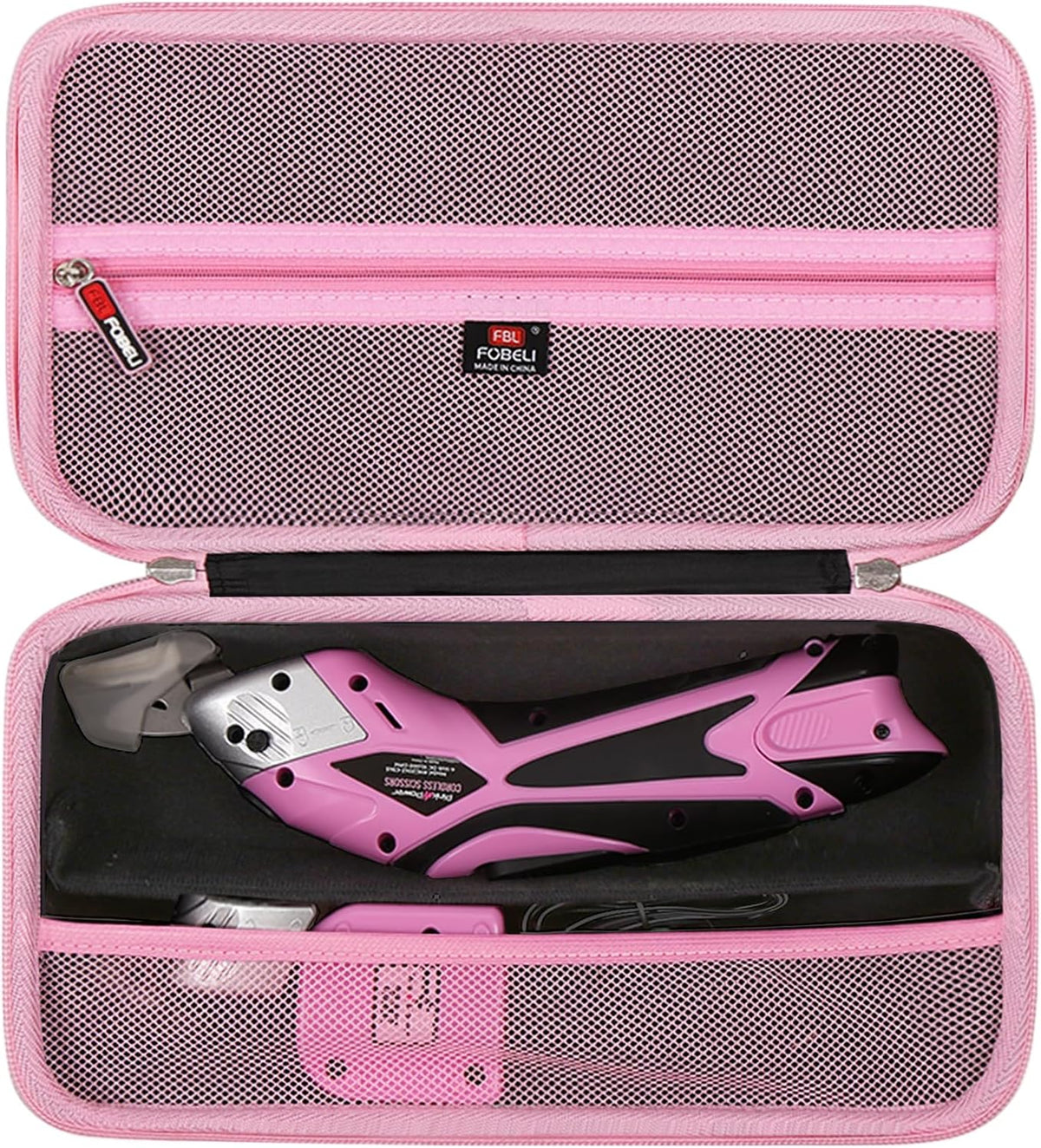 FBLFOBELI Hard Storage Case for Pink Power Cordless Electric Scissors