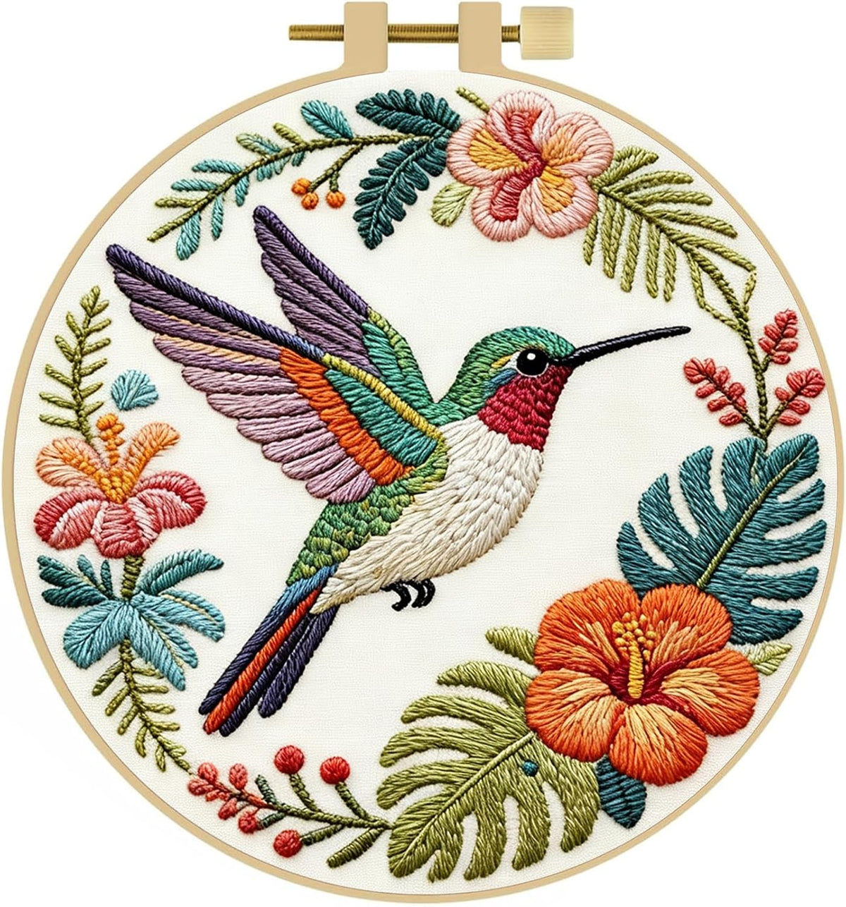 LACHLAND Embroidery Kit for Experienced Stitchers Hummingbird DIY