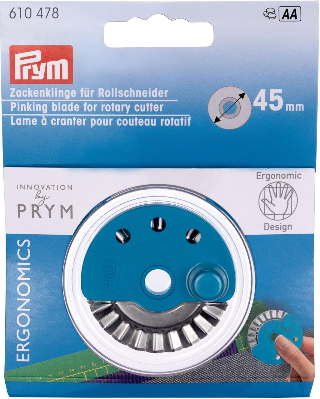 Prym 45 mm Rotary Replacement Pinking Blade