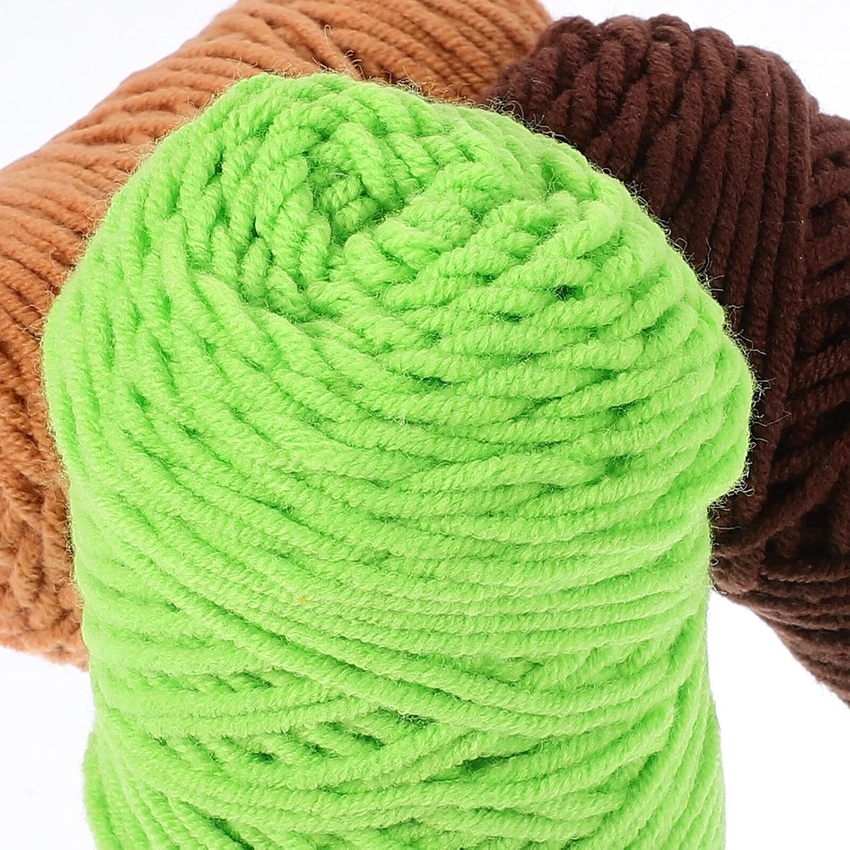 Operitacx Beginner Crochet Potted Plant Kit with Hooks and Yarn Set