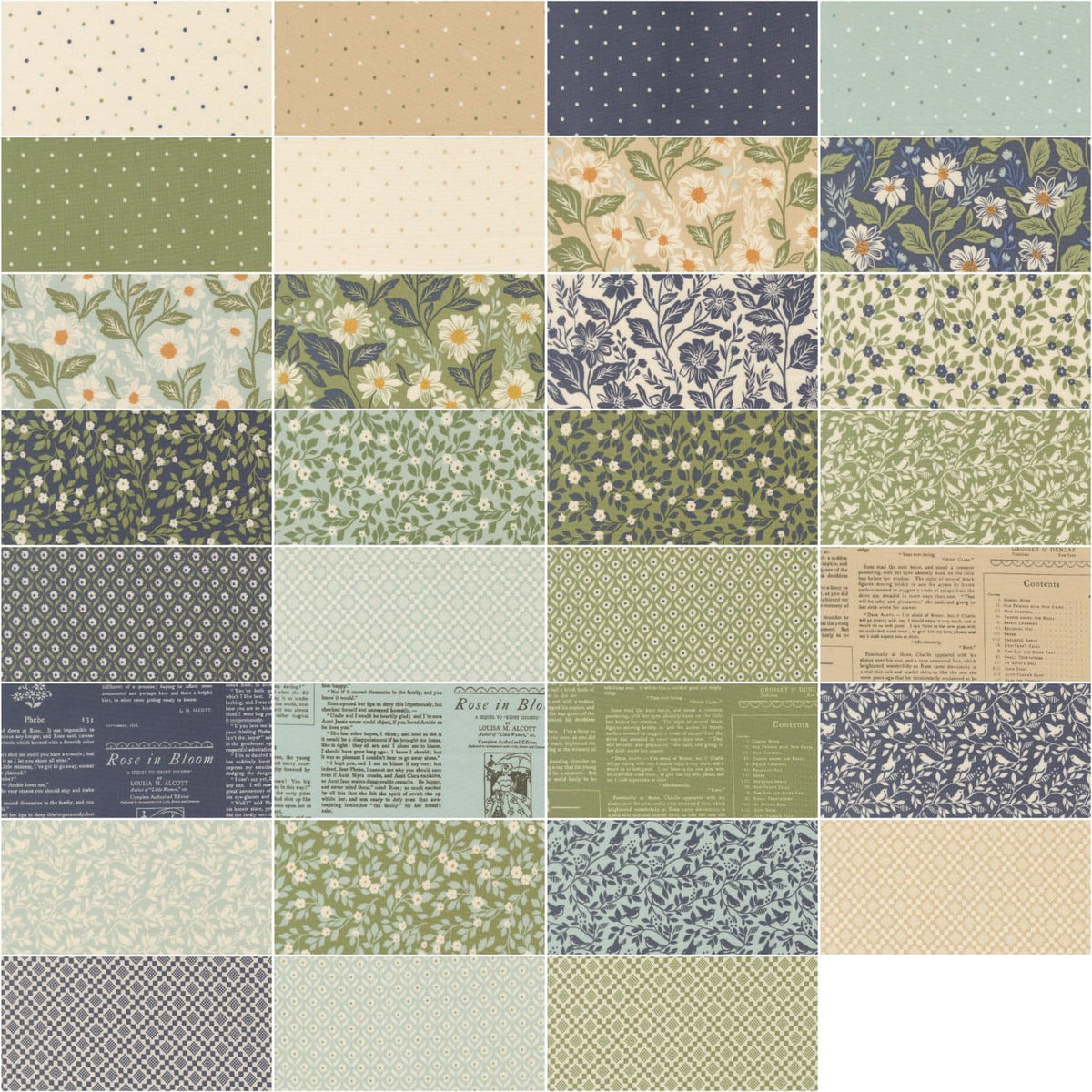 True Love Charm Pack by Lella Boutique 5-inch Precut Fabric Squares