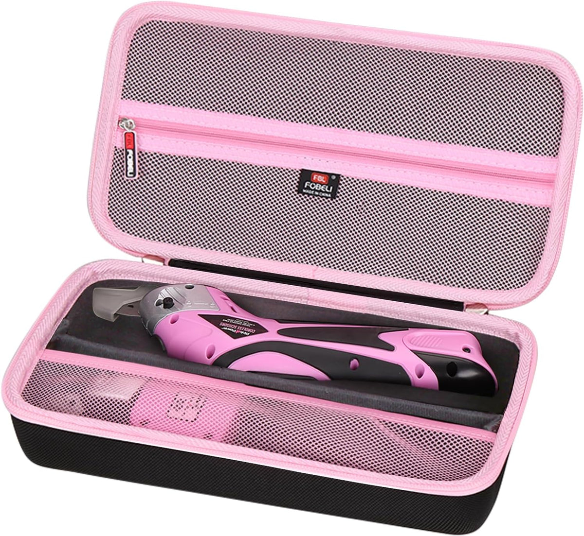 FBLFOBELI Hard Storage Case for Pink Power Cordless Electric Scissors
