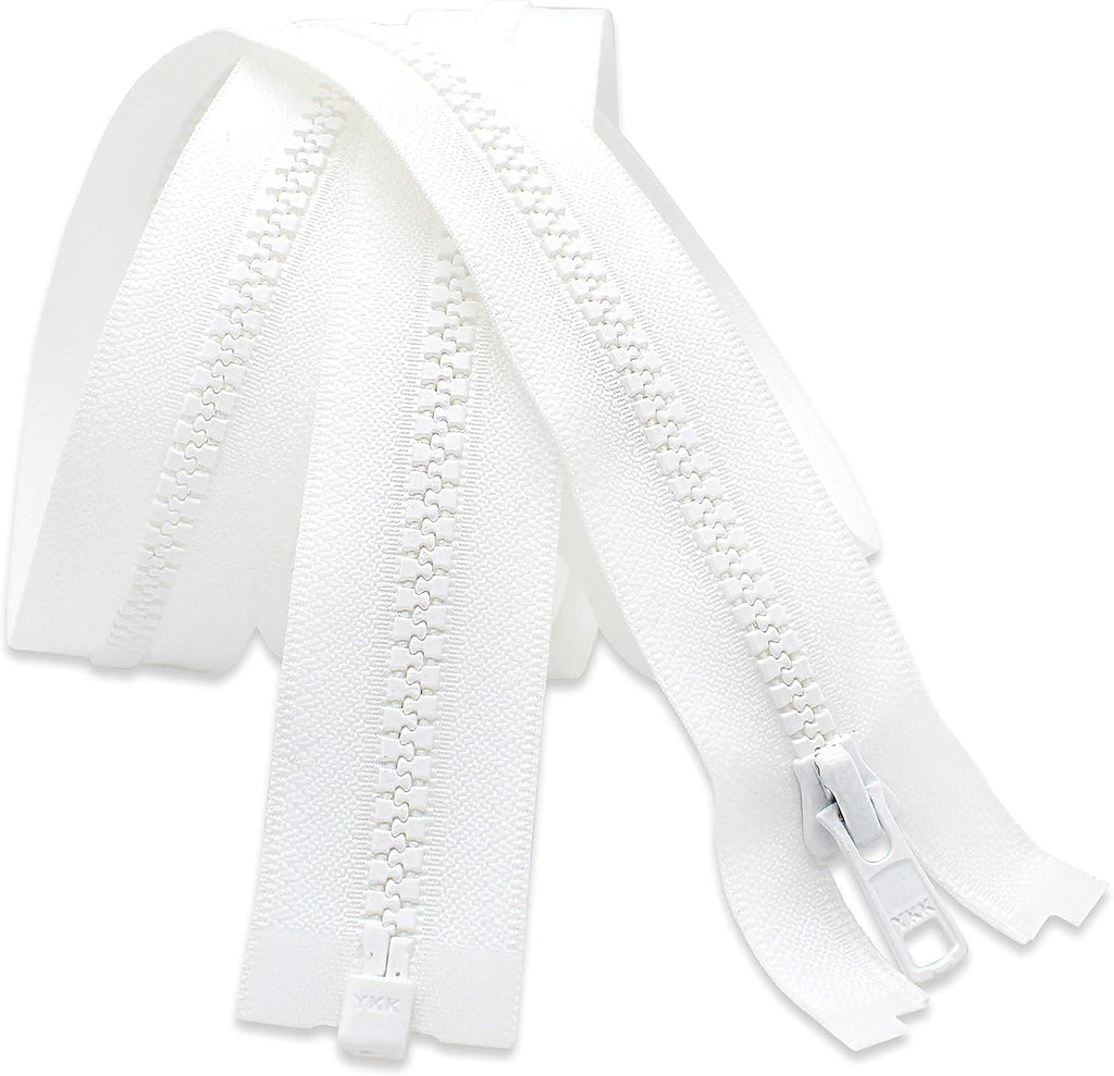 YKK Ski & Sport Vislon Zipper #5 Medium Weight Molded Plastic Teeth