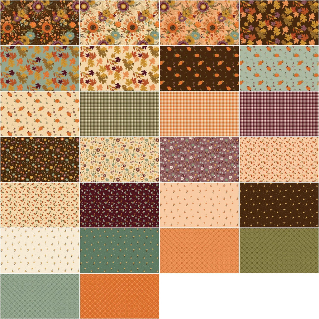 Sandy Gervais The Awe of Autumn Rolie Polie 40 2.5-inch Strips Jelly