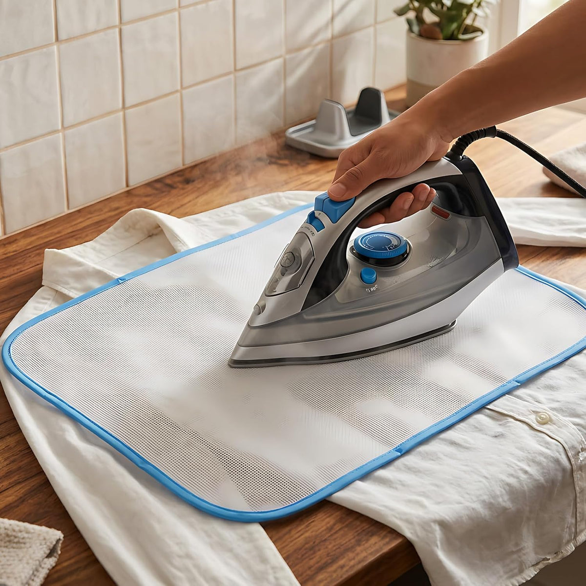 3 PCS Pressing Cloth for Ironing, Protective Ironing Scorch Mesh Cloth