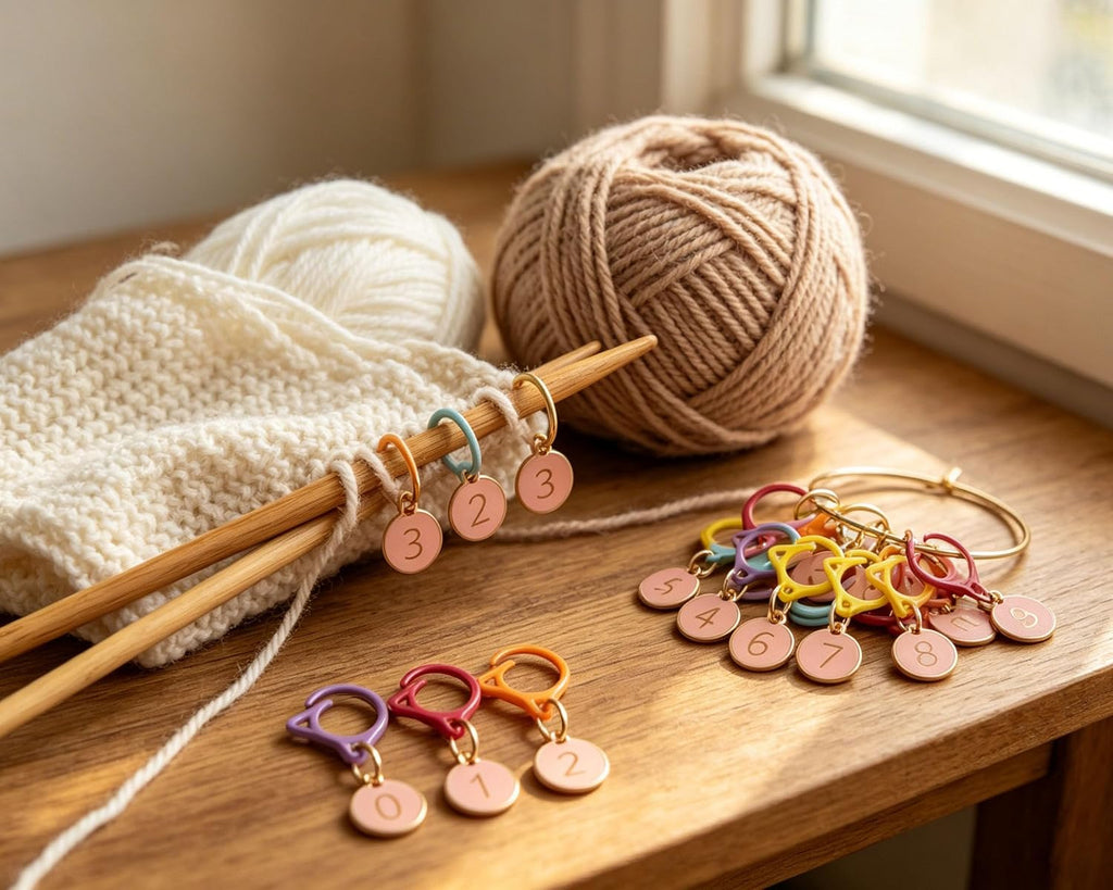 Knitting Stitch Markers Metal Stainless Steel Crochet Stitch Marker