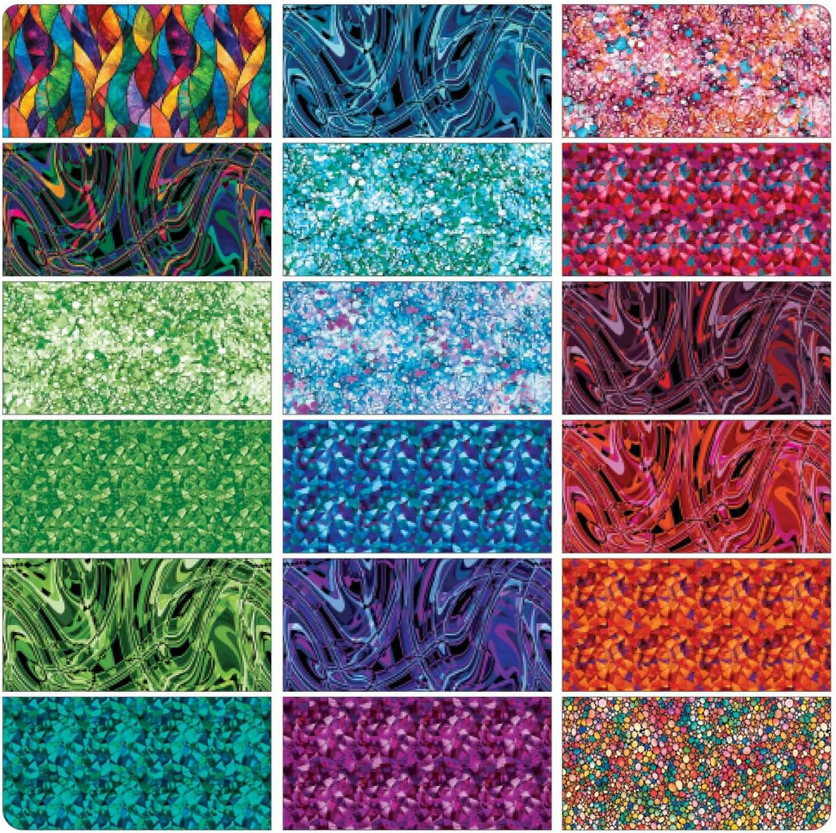 Peggy Collins Illuminations 10X10 Pack 42 10-inch Squares Layer Cake