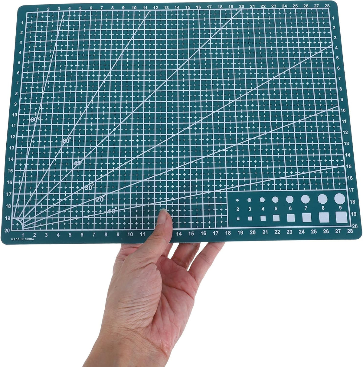 A4 Double-Sided Self-Healing Cutting Mat Board Green 30×22Cm for