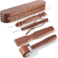AceOrbit 5 Pcs Wooden Clapper Sewing Quilting Tool Set, Complete Set