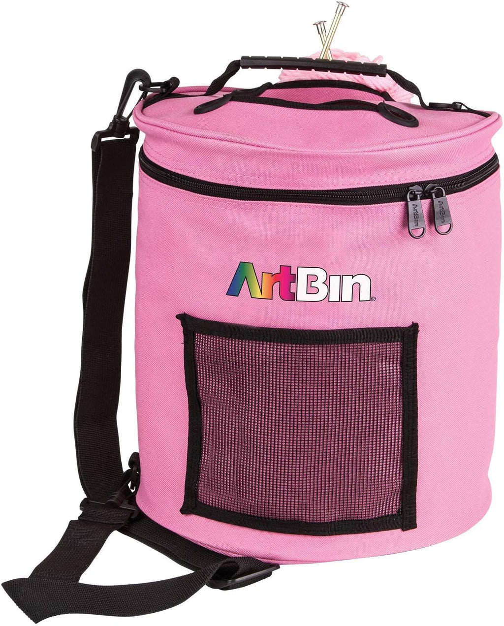 ArtBin 6806SA Yarn Drum, Portable Knitting & Crochet Storage, [1] Poly