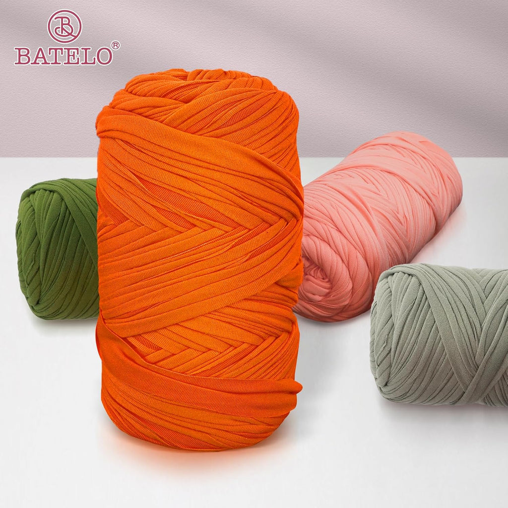 2 Pack T-Shirt Tshirt Yarn 400g/144yds High Elastic Thick Yarn