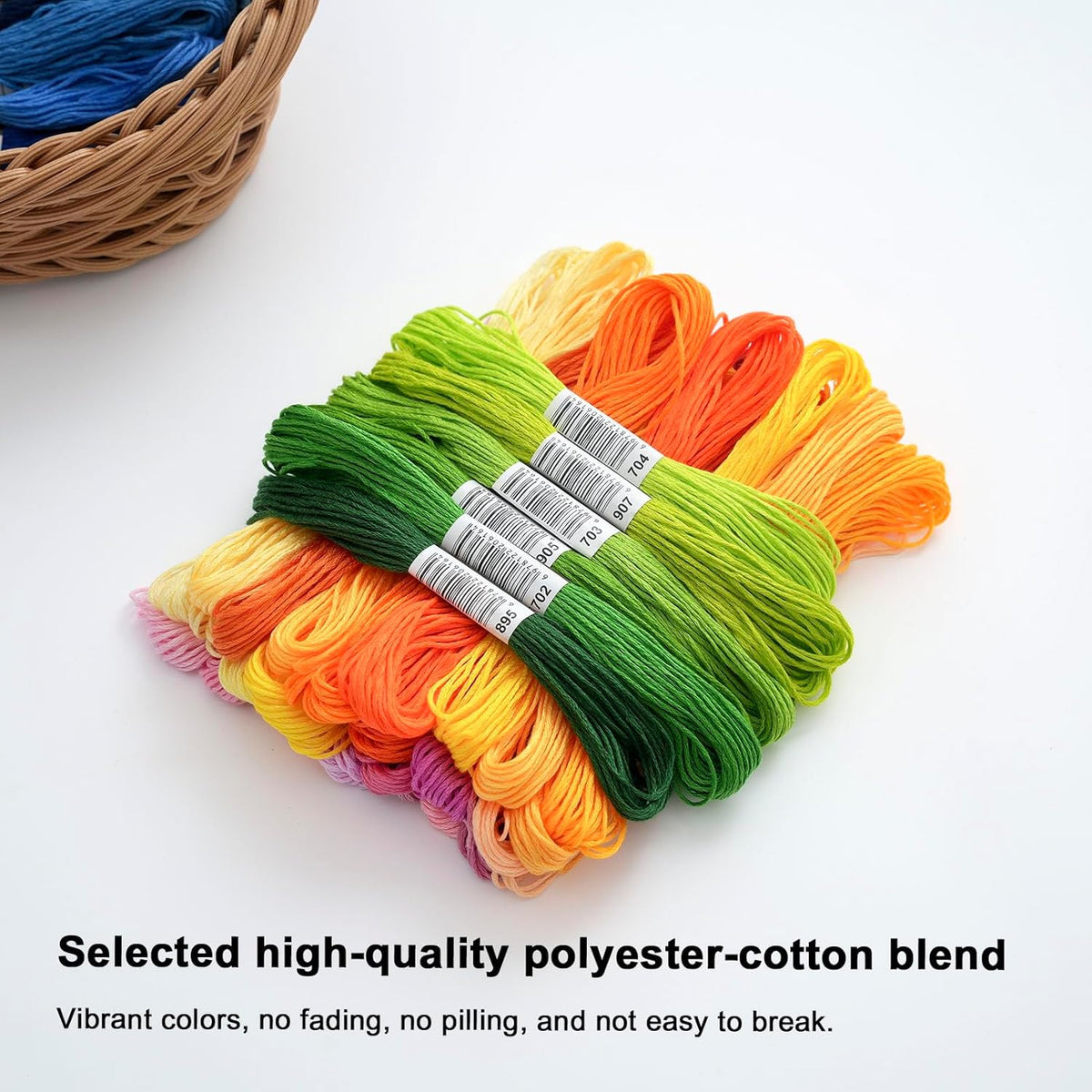 447 Colors Embroidery Floss Complete Set, Friendship Bracelet String