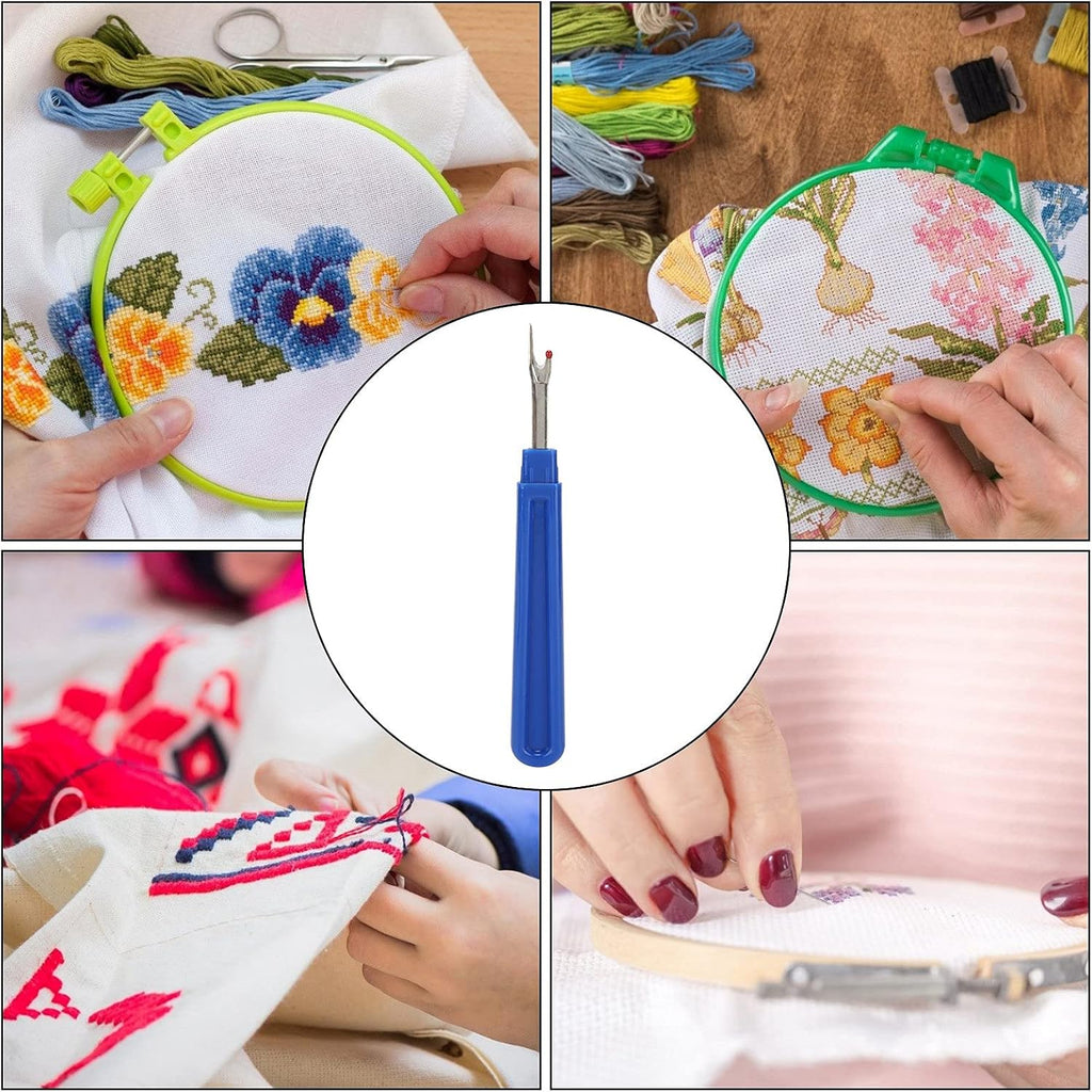 12Pcs Sewing Seam Thread Remover,Seam Ripper Stainless Handy Handles