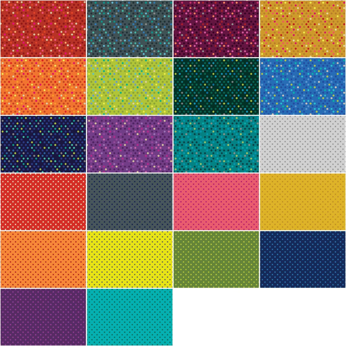 Christa Watson Dazzle Dots Strip-Pies 40 2.5-inch Strips Jelly Roll