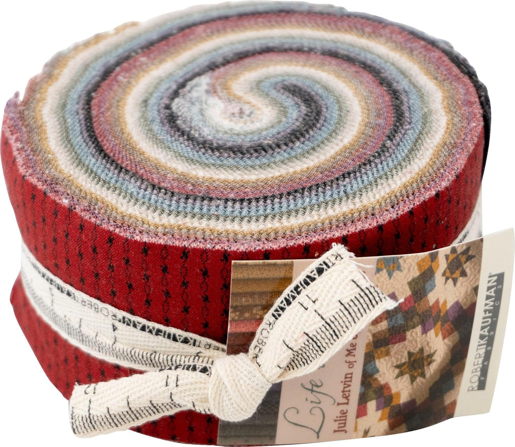 Julie Letvin Life on Yale Roll Up 40 2.5-inch Strips Jelly Roll Robert