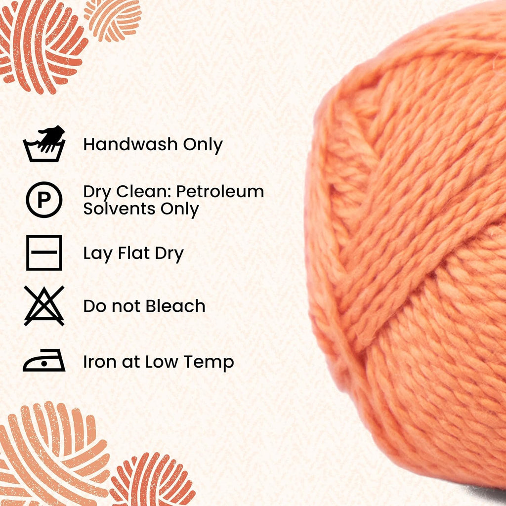 HiKoo Twisp Yarn, Cotton, Bamboo, 50g, 164 yd, #6016 Coral