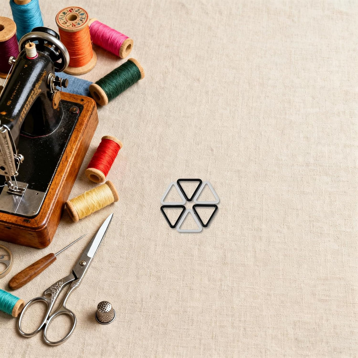Triangle Metal Stitch Markers 30pcs for Knitters and Crochet