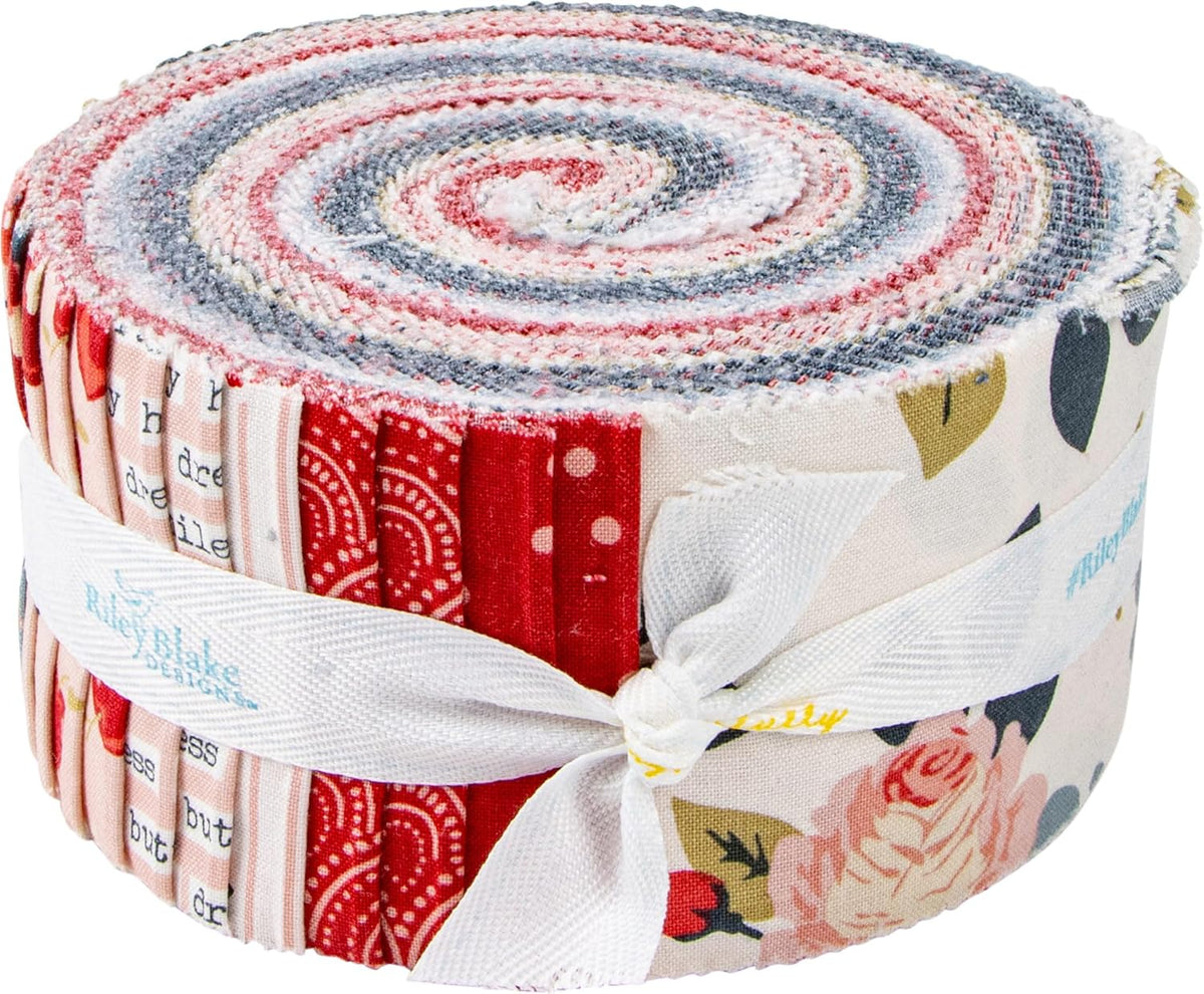 Dani Mogstad Vintage Charm Rolie Polie 40 2.5-inch Strips Jelly Roll
