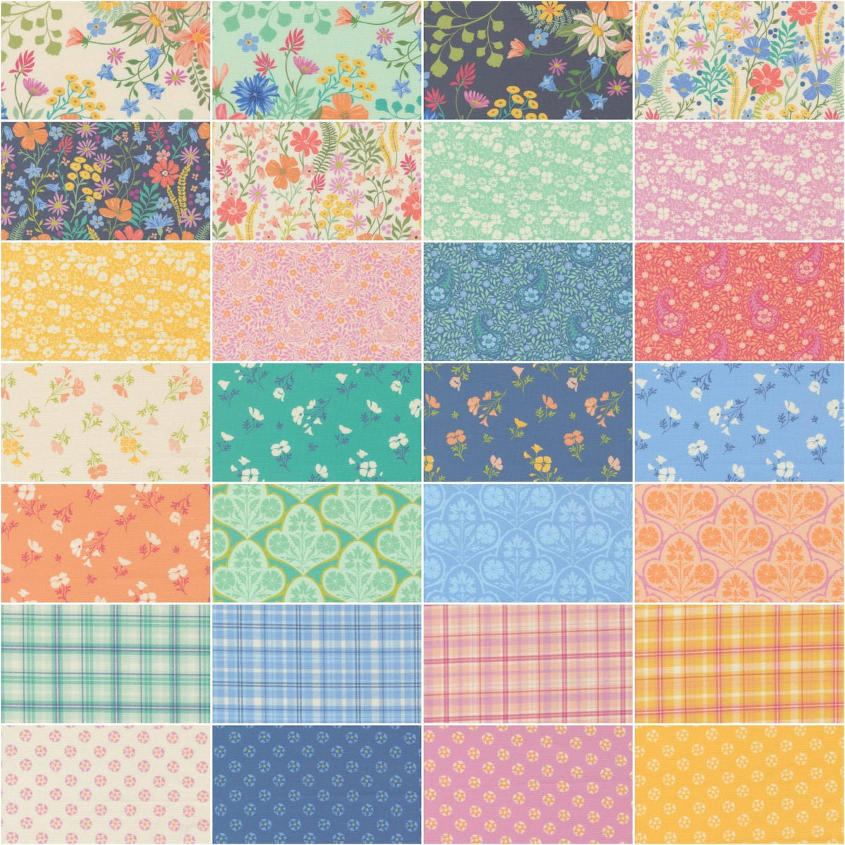 Cannon Beach Charm Pack by Crystal Manning 5-inch Precut Fabric